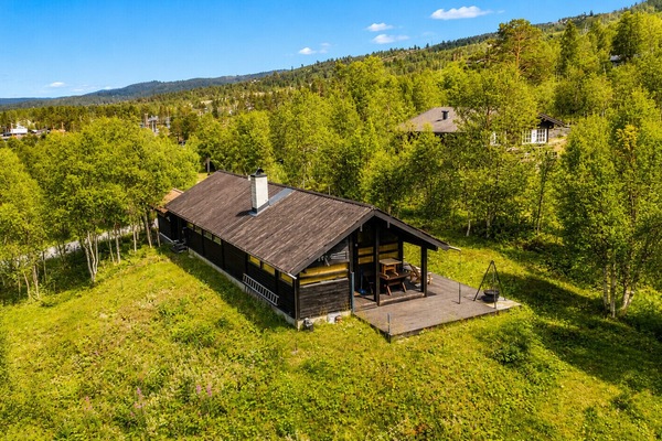 Beautiful cabin surrounded by nature