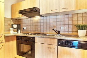 Kühlschrank, Ofen, Herdplatte, Geschirrspüler