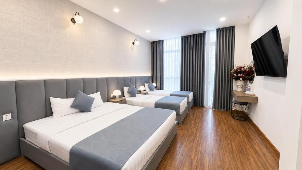 Deluxe-Vierbettzimmer, Stadtblick