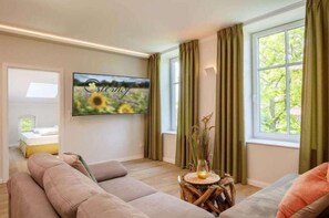 Smart TV, fireplace - Apartment in Fehmarn with swimming pool (Fehmarn)