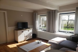 Smart-TV, DVD-Player, Bücher