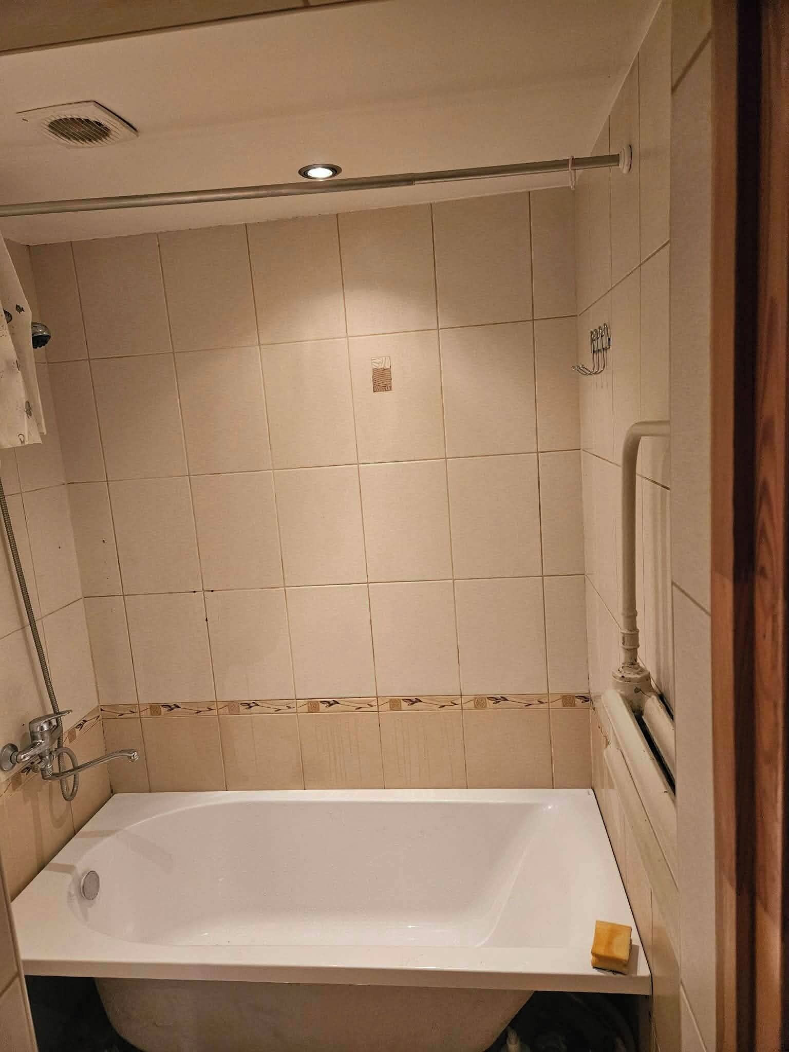Hair dryer, soap