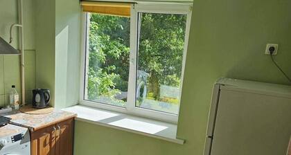 Tranquil 1-bedroom apartment with AC in charming Ventspils