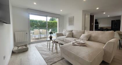 Maison neuve avec jardin, 10 min centre de Rouen