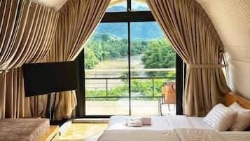 Chambre double, balcon, vue sur le fleuve | Accès au Wi-Fi (inclus)