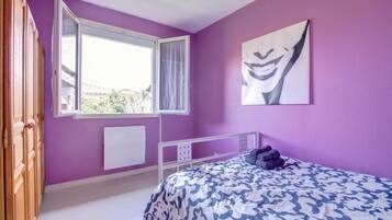 Desk, iron/ironing board, travel cot, free WiFi