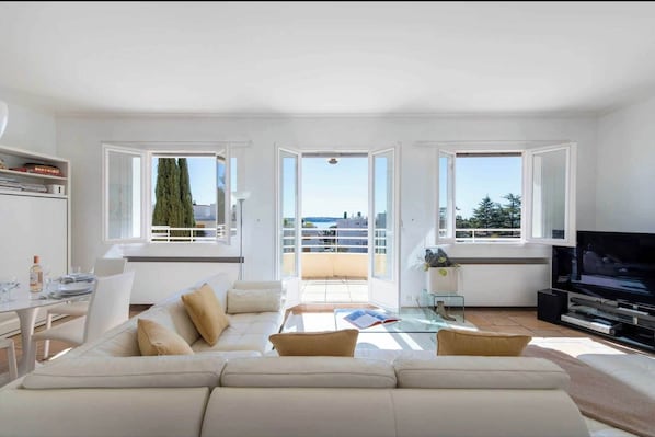Smart TV, fireplace, offices - Penthouse sea view and pool A/C 6P– Cannes (Cannes)