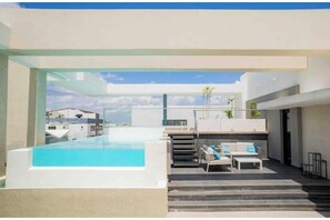 Una piscina climatizada