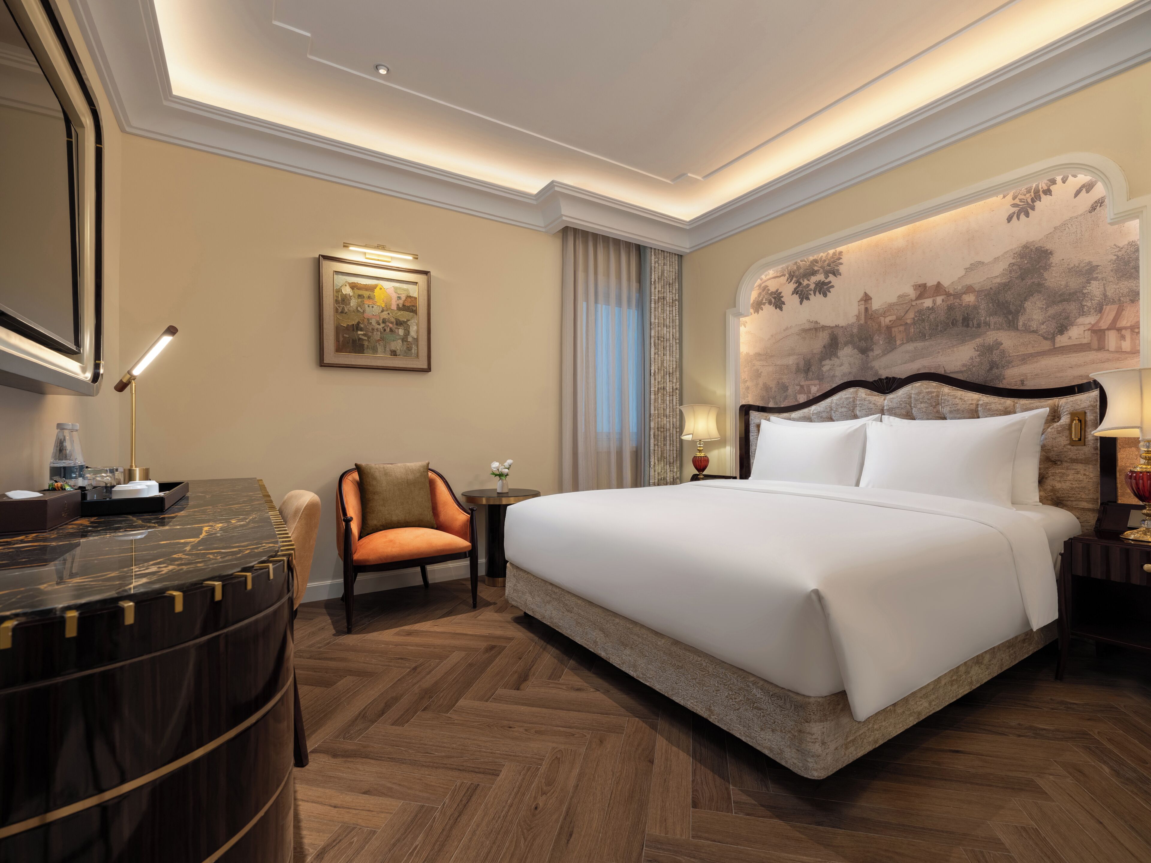 Deluxe Double room | Camas com colchões de espuma com sistema de memória, frigobar