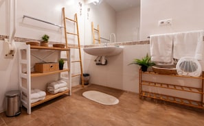 Bathroom - Exceptional Villa with Sea Views, Heated Pool, and Inspiring Design (La Sabatera)