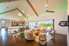 Interior - Luxury Oasis with Infinity Pool & Golf Course View (Grand Baie)