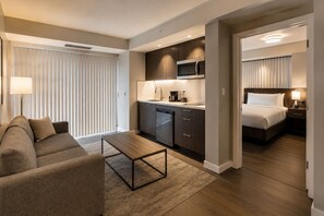 Living area - Modern 1BR City Retreat Steps from Toronto Highlights (Toronto)