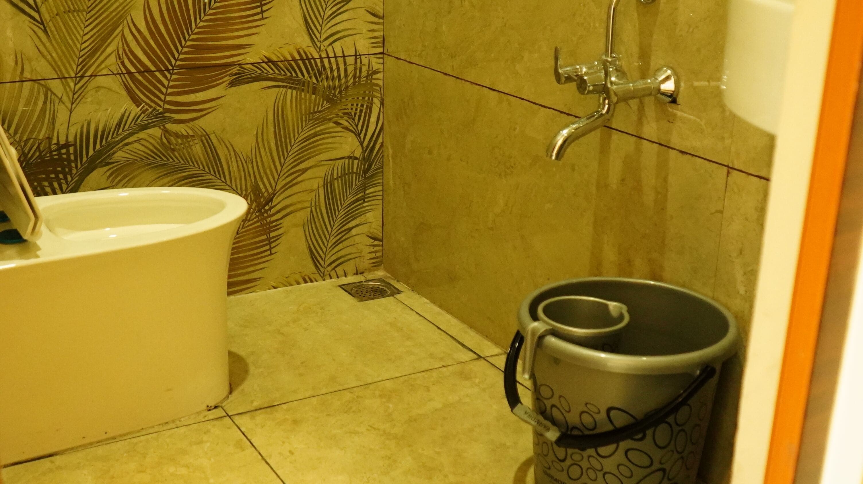 Shower, towels, soap