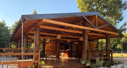 3-bedroom bungalow in eco forest with breakfast and swimming pool