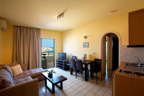 Apartment, 2 Bedrooms | Living area - Jason Hotel Apartments (RETHYMNON)