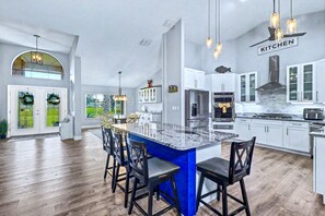 Coffee/tea maker, fridge, microwave, oven - Resort-Style Estate w/ Heated Pool, Theater & Pickleball (Seminole)