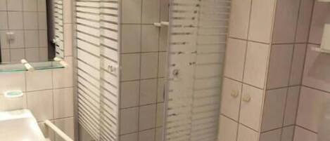 Shower, hair dryer