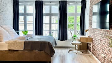 1 habitación, tabla de planchar con plancha, wifi y ropa de cama