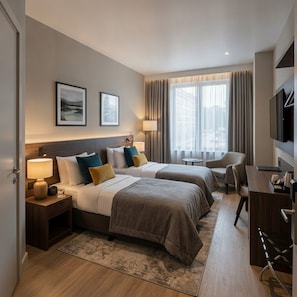 Habitación básica con 1 cama matrimonial o 2 individuales | Wifi gratis 