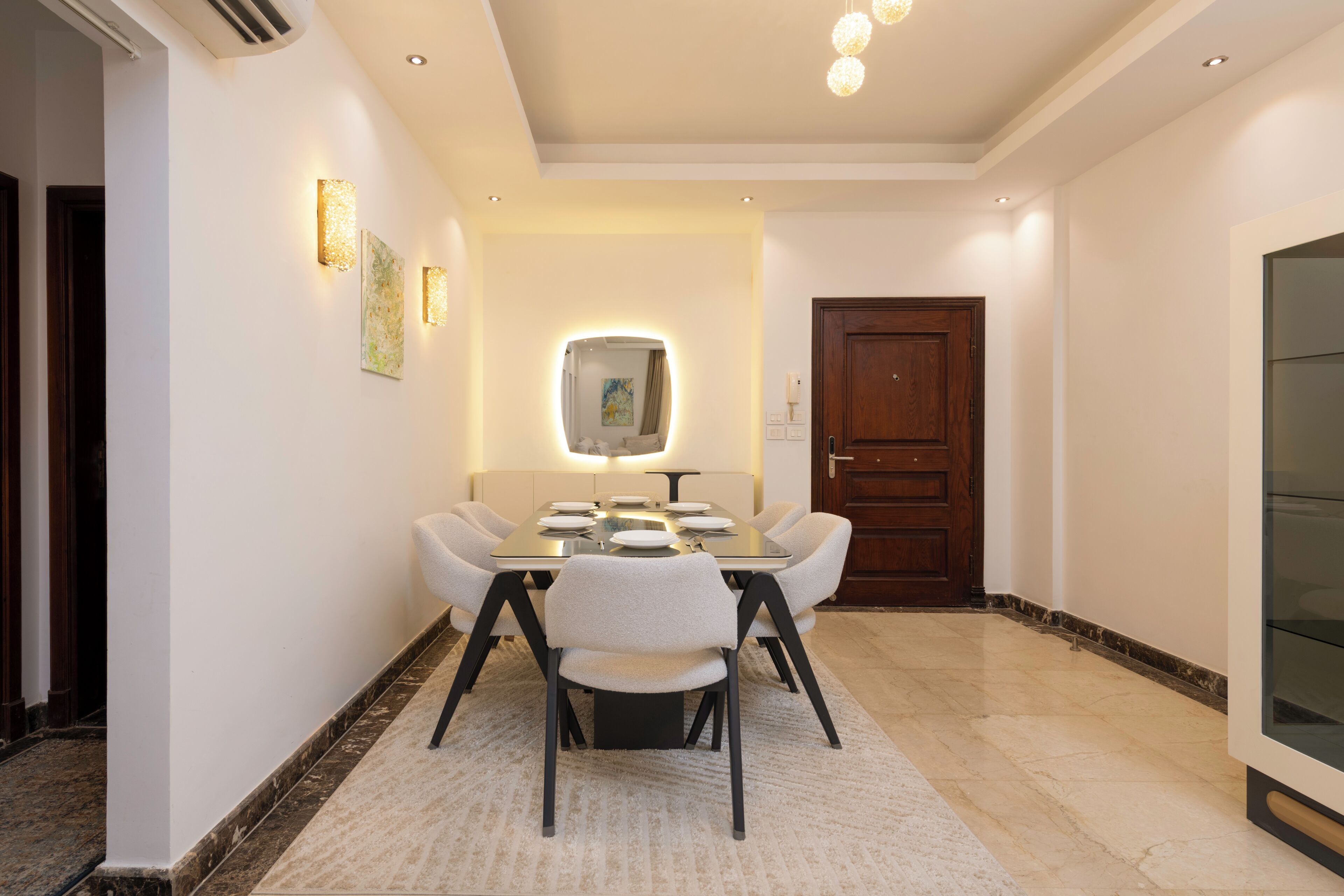 Apartment, Balcony, City View | Dining