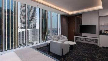 Superior Double Room, City View | In-room safe, desk, laptop workspace, iron/ironing board