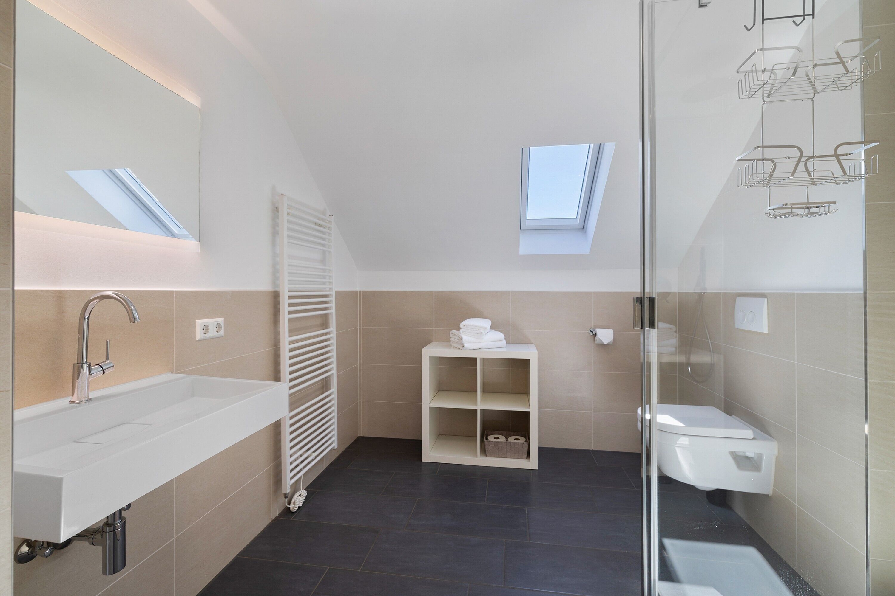 Dusche, Handtücher
