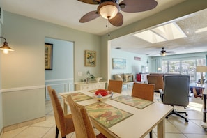 House (2 Bedrooms) | Interior - Island Walk to Ocean, Dining w/ Boat Dock & Lift! (Jensen Beach)