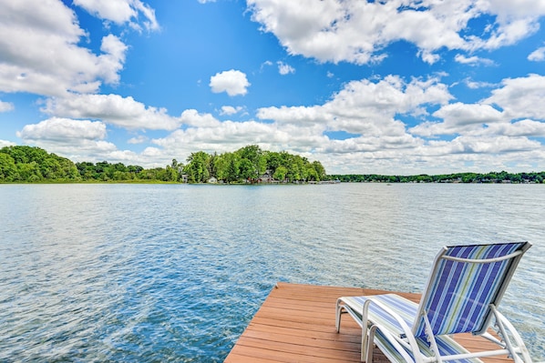 Cottage (3 Bedrooms) | Front of property - Lakefront Family Retreat in Battle Creek w/ Dock (Battle Creek)