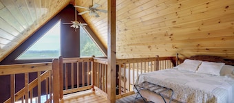 Steps to Fishing Pond! Country Cabin in Maysville