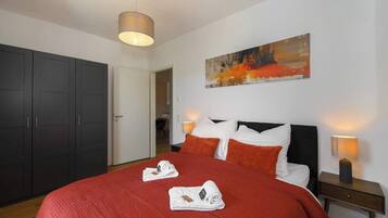 Desk, iron/ironing board, travel crib, free WiFi