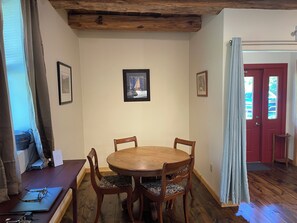 Dining - 3-bedroom historic barn, near peaceful Suttons Bay with AC, and Views of the Bay (Suttons Bay)
