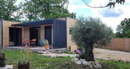 Chalet TINY T2 proche CAHORS avec terrasse et jardin