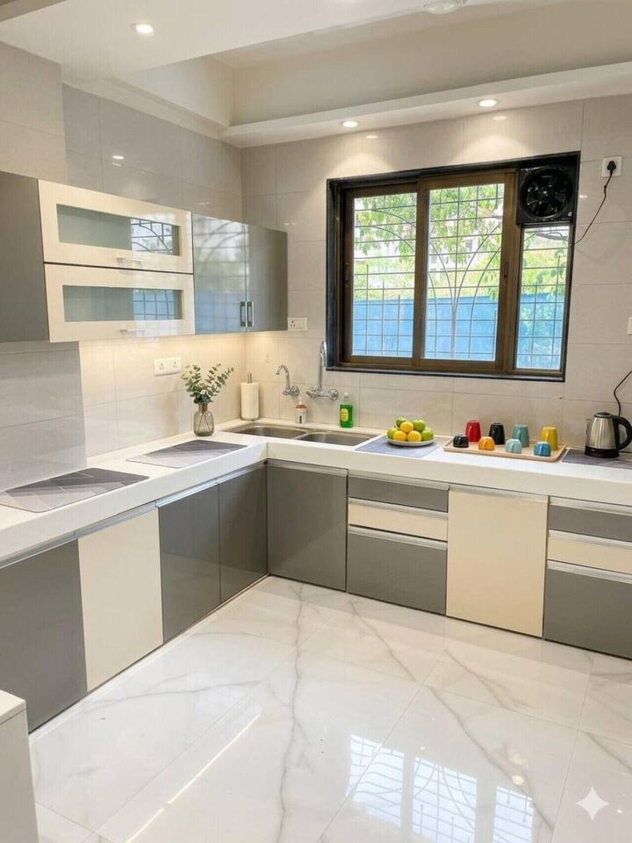 Fridge, stovetop, cookware/dishes/utensils