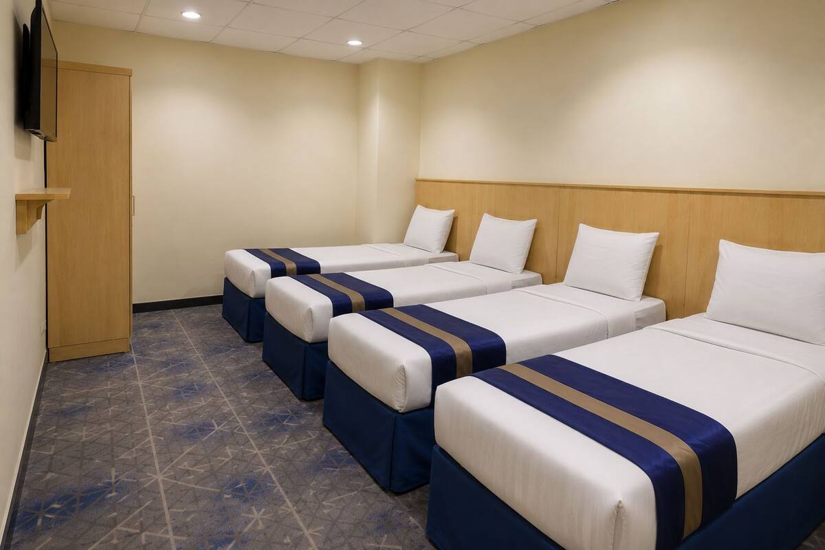 Comfort Quadruple Room, Non Smoking, Mountain View | Minibar, desk, laptop workspace, free WiFi