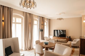 Luxury Suite, City View | Living area - Castle Hill Residence (Karlovy Vary)