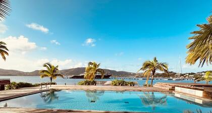 South Point 103, 1 bed apartment sleeps 4, pool, AC, Walk to beach/restaurants