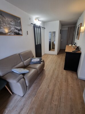 Living area - Spacious, bright apartment in the heart of the city with a terrace (Cauterets)