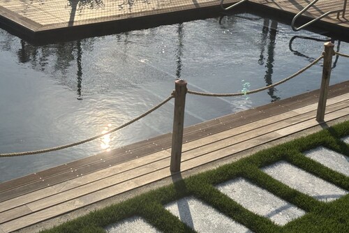 Green Chalet du lac - luxury property few steps from the lake with large pool and garden