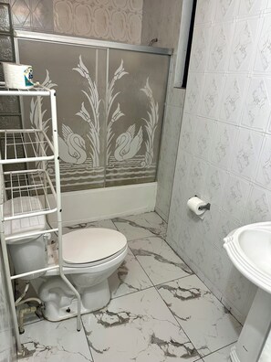 Handdoeken, zeep, toiletpapier