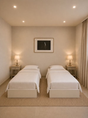 Quadruple Room | Desk, blackout curtains, iron/ironing board, WiFi - Island Club Guest House (Sliema)