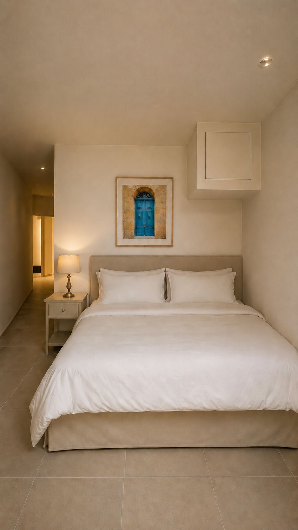 Basic Double Room | Desk, blackout curtains, iron/ironing board, WiFi