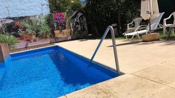Indoor pool, outdoor pool