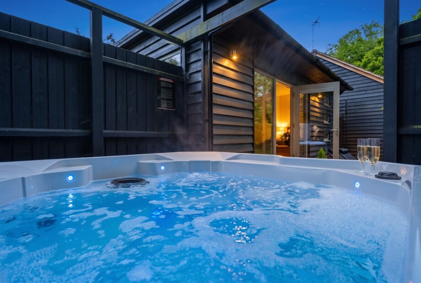 Bain à remous extérieur