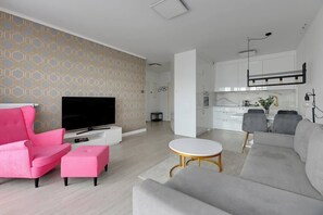 TV - Grano Residence 114 with Balcony | Riverside (Gdańsk)