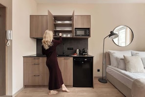 Coffee/tea maker, fridge, microwave, stovetop - Pułaskiego 3 | Perfect for Couples (Kraków)