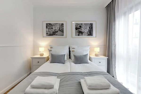Iron/ironing board, travel cot, WiFi, bed sheets - Nadmotławie A23 | Riverside & Gym (Gdańsk)