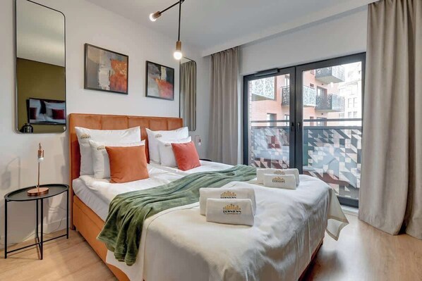 Iron/ironing board, travel cot, WiFi, bed sheets - Dwie Motławy 25 | Riverside | Perfect Stay (Gdańsk)
