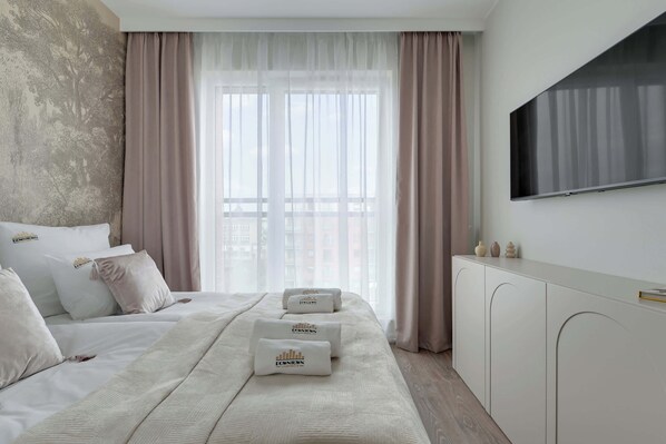 Iron/ironing board, travel cot, WiFi, bed sheets - Nowa Grobla with Balcony | Family Stay (Gdańsk)
