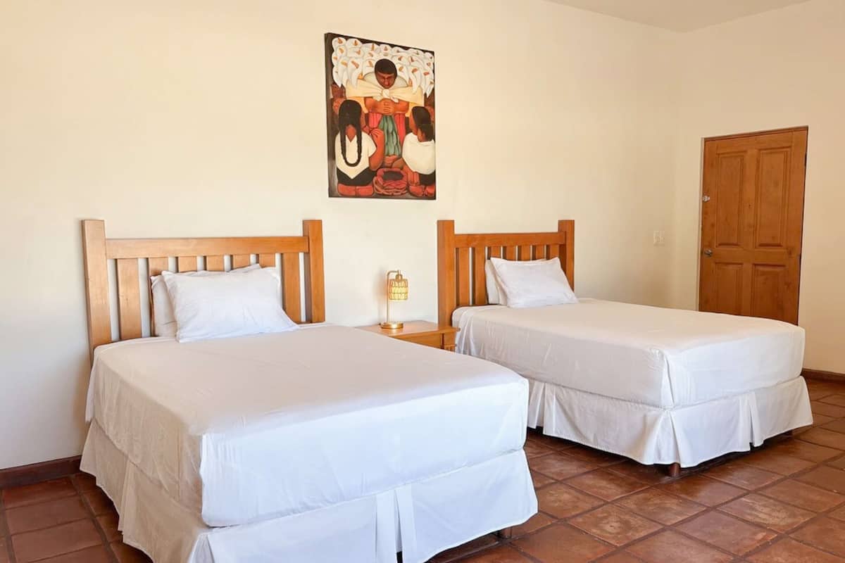 Deluxe Double Room, 2 Double Beds, Non Smoking | Premium bedding, pillowtop beds, desk, laptop workspace
