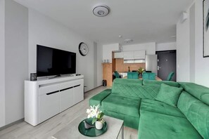 TV - Dwie Motławy 43 with Balcony | Riverside (Gdańsk)